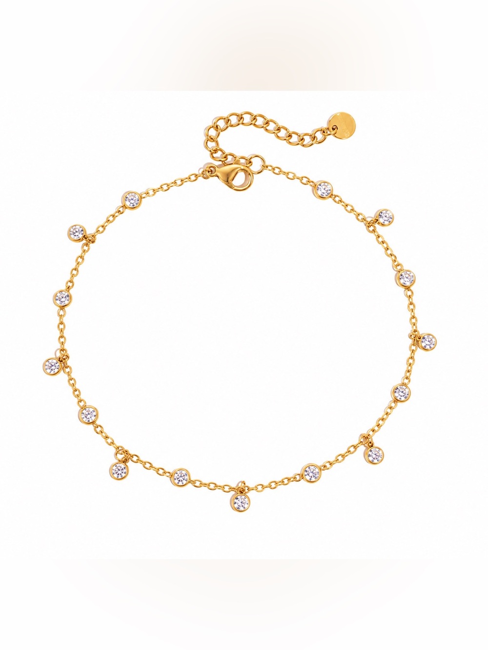 Diamond anklet D155